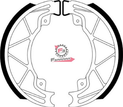 GANASCE FRENO HEXAGON LX 125 (SR)
