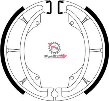 GANASCE FRENO EPICURO 125 GF1309 (SR