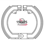 GANASCE FRENO VESPA SPRINT 150 (SR)