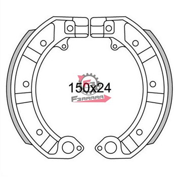 GANASCE FRENO VESPA PK-PX POST.(SR)