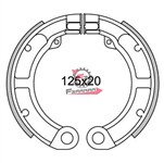 GANASCE FRENO VESPA 50 R POST.(SR)
