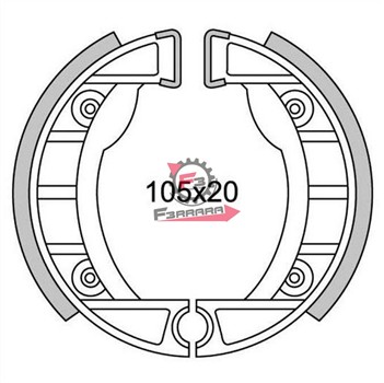 GANASCE FRENO CICLOMOTORE F105 (SR)