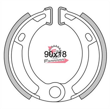 GANASCE FRENO F90 GF0210 (SR)