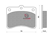 PASTIGLIE FRENO PORTER FD0211 (4PZ)