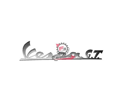 TARGHETTA -VESPA G.T.- 3 PIOLI CROMO