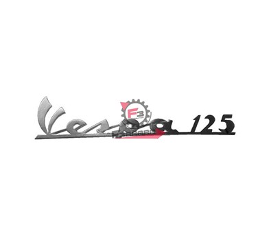TARGHETTA PIAGGIO -VESPA 125- 3POLI