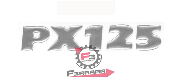 TARGHETTA COFANO LATERALE -PX 125-