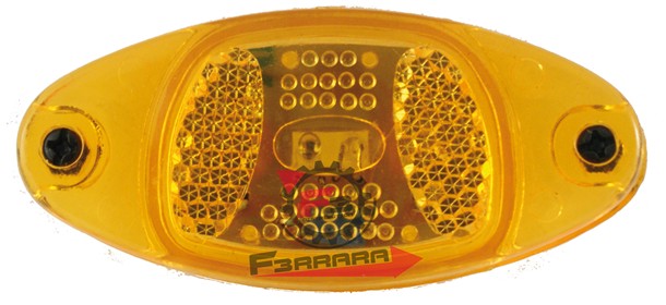 CATADIOTTRI RUOTA 2 LED ROSSI (CP)