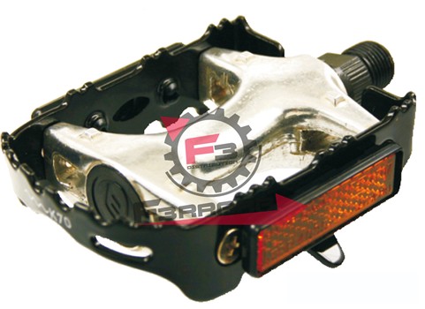 PEDALI MTB ALLUMINIO NERO (CP)