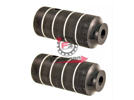 PEDANE BMX D14 ALLUMINIO NERE (CP)
