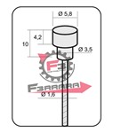 FILO FRENO CORSA 1,6 X 1700 STAINLES