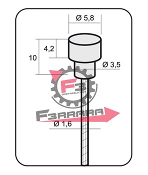 FILO FRENO CORSA 1,6 X 1700 STAINLES