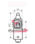 LAMPADA 12V 23W MICRO X MINIFRECCE