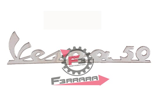 TARGHETTA -VESPA 50- SCUDO ANTERIORE