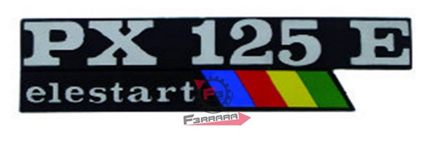 TARGHETTA -PX 125 E- ELESTAR
