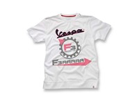 T-SHIRT LOGO VESPA BIANCO M