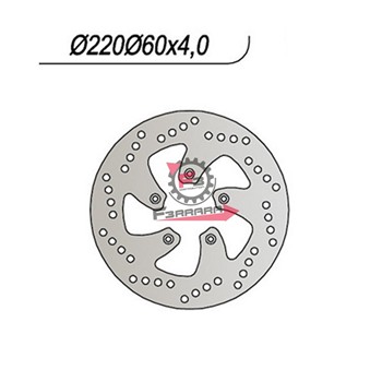 DISCO FRENO ANT. APRILIA SCARABEO 50