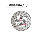 DISCO FRENO ANTERIORE MAJESTY 125