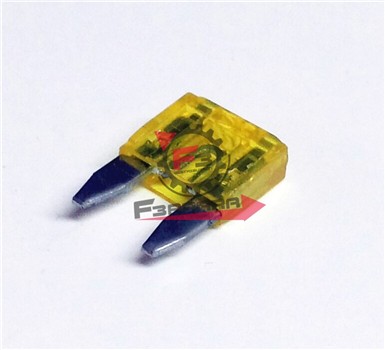 FUSIBILE MINI LAMA 20 AMP. GIALLO