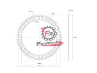 DISCO FRIZIONE GUARNITO GIAPPONE OEM