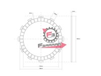 DISCO FRIZIONE GUARNITO GIAPPONE OEM