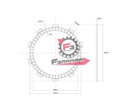 DISCO FRIZIONE GUARNITO GIAPPONE OEM