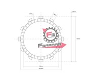 DISCO FRIZIONE GUARNITO GIAPPONE OEM