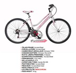 BICI JAUNTY 26 MTB DONNA 18V BIA/ROS