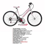 BICI JAUNTY 26 MTB DONNA 18V BIA/VIO