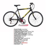 BICI JAUNTY 26 MTB UOMO 18V BIA/BLU
