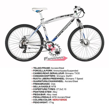 BICI REACTION 27,5 DISCO 21V NE/VERD
