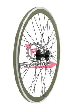 RUOTE FIXED 700X28 VERDE MILITARE CP