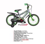 BICI ARGO 12 BIMBO GRIGIO/VERDE COPP