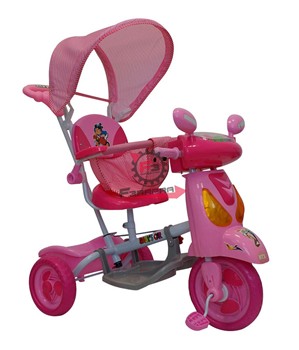 TRICICLO SCOOTER FUXIA