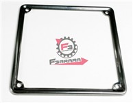 CORNICE TARGA VESPA CROMATA FERRO