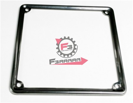 CORNICE TARGA VESPA CROMATA FERRO