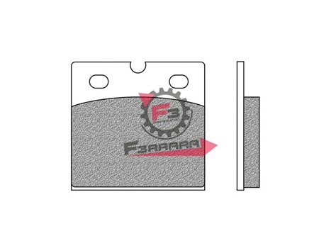 PASTIGLIE FRENO MOTO FD0013 (SR)