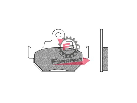 PASTIGLIE FRENO MOTO FD0095 (SR)