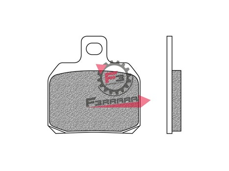 PASTIGLIE FRENO MOTO FD0256 (SR)