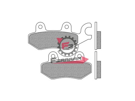 PASTIGLIE FRENO SCOOTER FD0257 (SR)