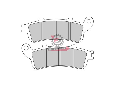 PASTIGLIE FRENO MOTO FD0255 (SR)