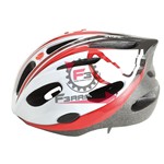 CASCO ADULTO SNAKE BIANCO/ROSSO -M-