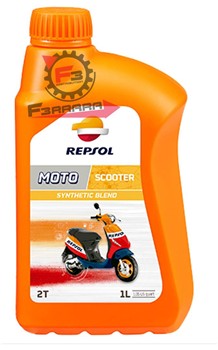 REPSOL SCOOTER 2T MIX 1LT (SINTETICO