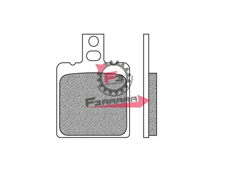 PASTIGLIE FRENO SCOOTER FD0012 (SR)