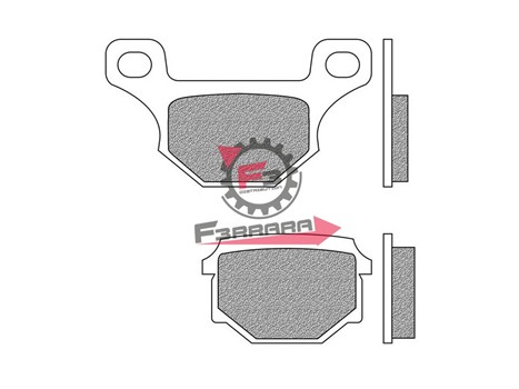 PASTIGLIE FRENO SCOOTER FD0077 (SR)