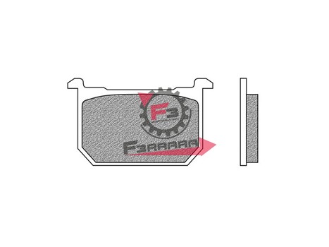 PASTIGLIE FRENO MOTO FD0053 (SR)