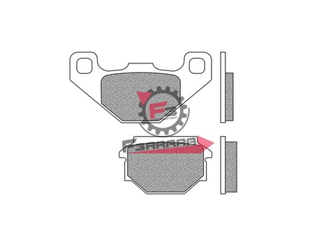 PASTIGLIE FRENO SCOOTER FD0165 (SR)