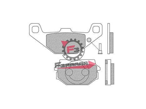 PASTIGLIE FRENO BENELLI VELVET 400