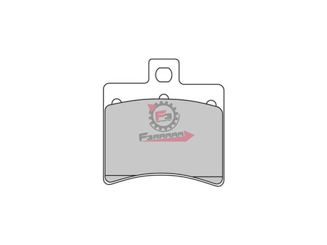 PASTIGLIE FRENO MOTO FD0267 (SR)