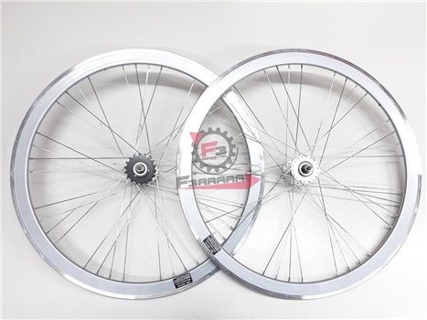 RUOTE FIXED 700X28 SILVER (CP)